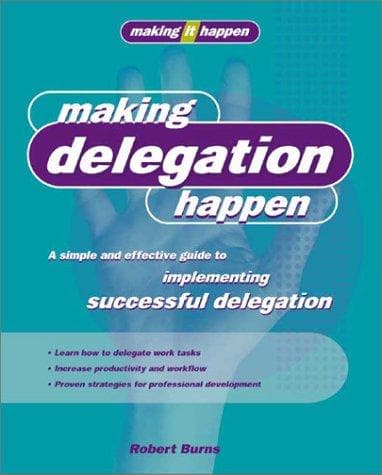 Tapa de Making Delegation Happen