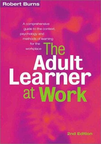 Tapa de The Adult Learner at Work