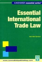 Tapa de Essential International Trade Law