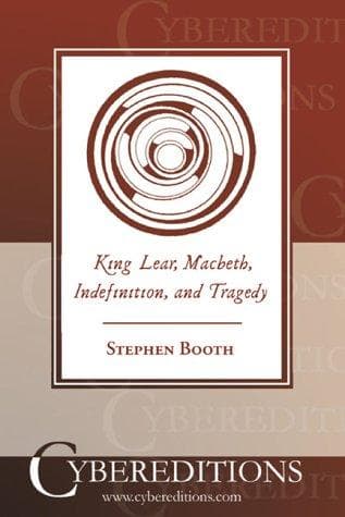 Tapa de King Lear, Macbeth, Indefinition, and Tragedy
