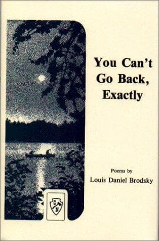 Tapa de You can't go back, exactly