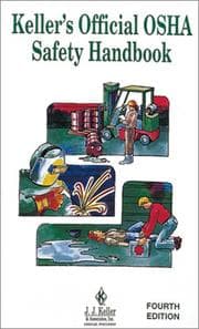 Tapa de Keller's official OSHA safety handbook