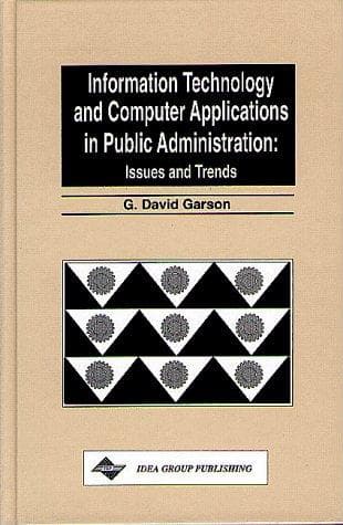 Tapa de Information technology and computer applications in public administration