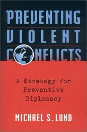 Tapa de Preventing violent conflicts