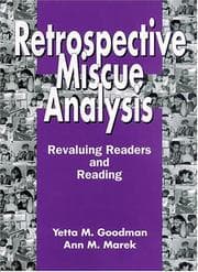 Tapa de Retrospective miscue analysis