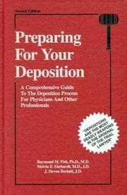 Tapa de Preparing for your deposition