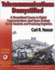 Tapa de Telecommunications Demystified (With CD-ROM) (Demystifying Technology Series)