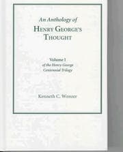 Tapa de An anthology of Henry George's thought