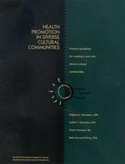 Tapa de Health Promotion in Diverse Cultural Communities