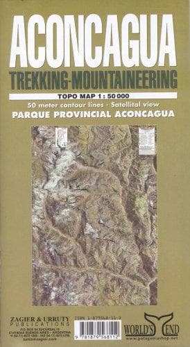 Tapa de Aconcagua Map
