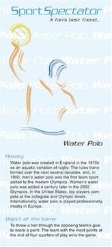 Tapa de SportSpectator Water Polo Guide