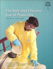 Tapa de The Safe and Effective Use of Pesticides (Pesticide Application Compendium 1)