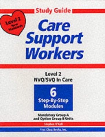 Tapa de Study guide for care support workers