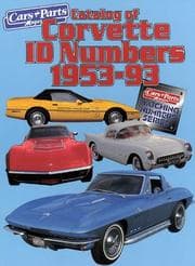 Tapa de Catalog of Corvette ID numbers 1953-93