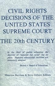 Tapa de Civil rights decisions of the United States Supreme Court