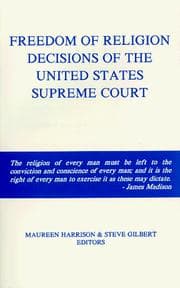 Tapa de Freedom of religion decisions of the United States Supreme Court