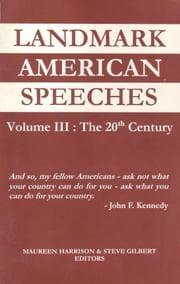 Tapa de Landmark American speeches