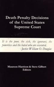 Tapa de Death penalty decisions of the United States Supreme Court