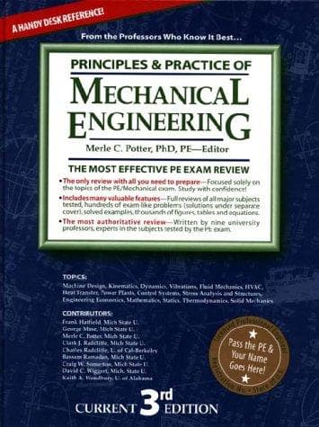 Tapa de Principles and Practice of Mechanical Engineering Review