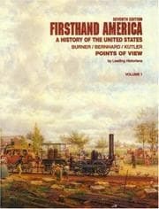 Tapa de Firsthand America Vol. 1