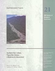Tapa de Southern New Ireland, Papua New Guinea - A Biodiversity Assessment