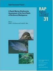 Tapa de Une évaluation rapide de la biodiversité marine des récifs coralliens du nord-ouest de Madagascar