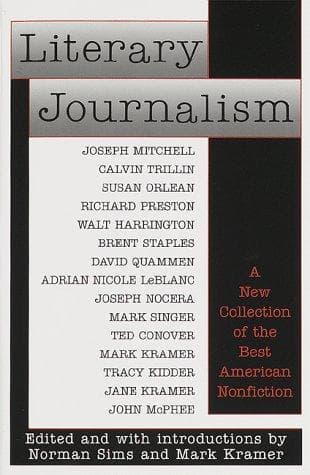 Tapa de Literary journalism