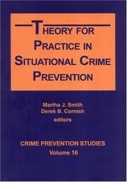 Tapa de Theory for Practice in Situational Crime Prevention