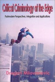 Tapa de Critical Criminology at the Edge