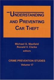 Tapa de Understanding and preventing car theft