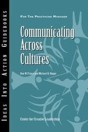 Tapa de Communicating Across Cultures