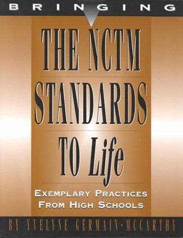 Tapa de Bringing the NCTM standards to life