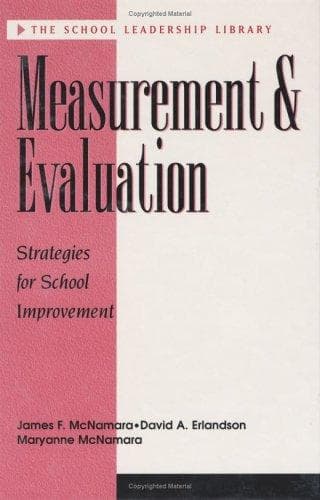 Tapa de Measurement and evaluation