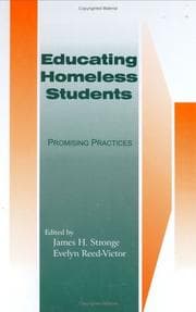Tapa de Educating homeless students
