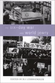 Tapa de The Six-Day War and World Jewry (Studies and Texts in Jewish History and Culture, 8)
