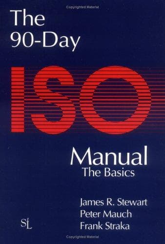 Tapa de The 90-day ISO manual
