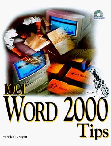 Tapa de 1001 Word 2000 tips