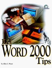 Tapa de 1001 Word 2000 tips