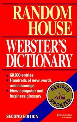 Tapa de Random House Webster's Dictionary