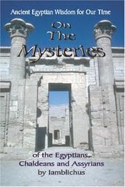 Tapa de On the Mysteries of the Egyptians, Chaldeans and Assyrians