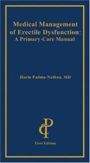 Tapa de Medical management of erectile dysfunction