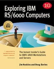 Tapa de Exploring IBM RS/6000 computers