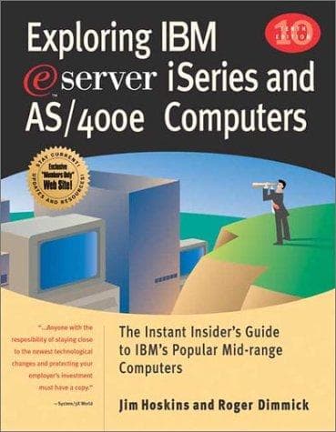 Tapa de Exploring IBM eserver iSeries and AS/400e computers