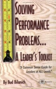 Tapa de Solving Performance Problems...A Leader's Toolkit