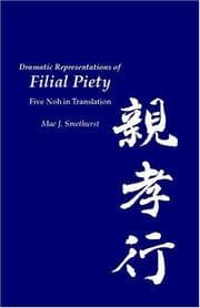 Tapa de Dramatic representations of filial piety