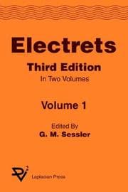 Tapa de Electrets [3rd Edition] (in Two Volumes)