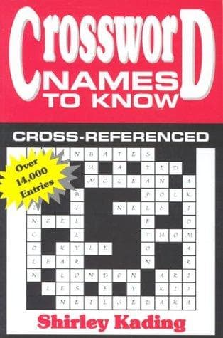 Tapa de Crossword Names to Know