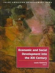 Tapa de Economic and social development into the XXI Century