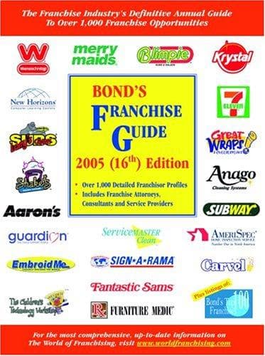 Tapa de Bond's Franchise Guide