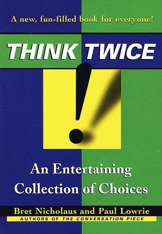 Tapa de Think twice